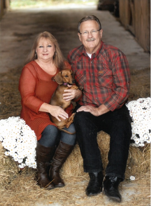 Harold Michael Phillips with his wife Corkie